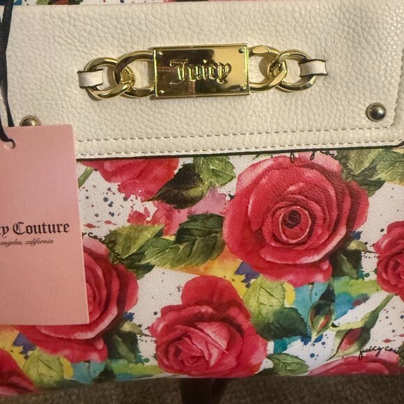 JUICY COUTURE RED ROSE BOUQUET TOTE - Picture 5 of 6